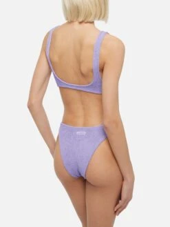 MC2 Saint Barth Laurel Crinkle Lurex Lilac Cut-out One-piece Swimsuit 9 MC2 Saint Barth Laurel Crinkle Lurex Lilac Cut-out One-piece Swimsuit -MC2 Saint Barth Shop UID LAU000200302H WOMAN ONE PIECE PINK LUREX 20250320120001 3