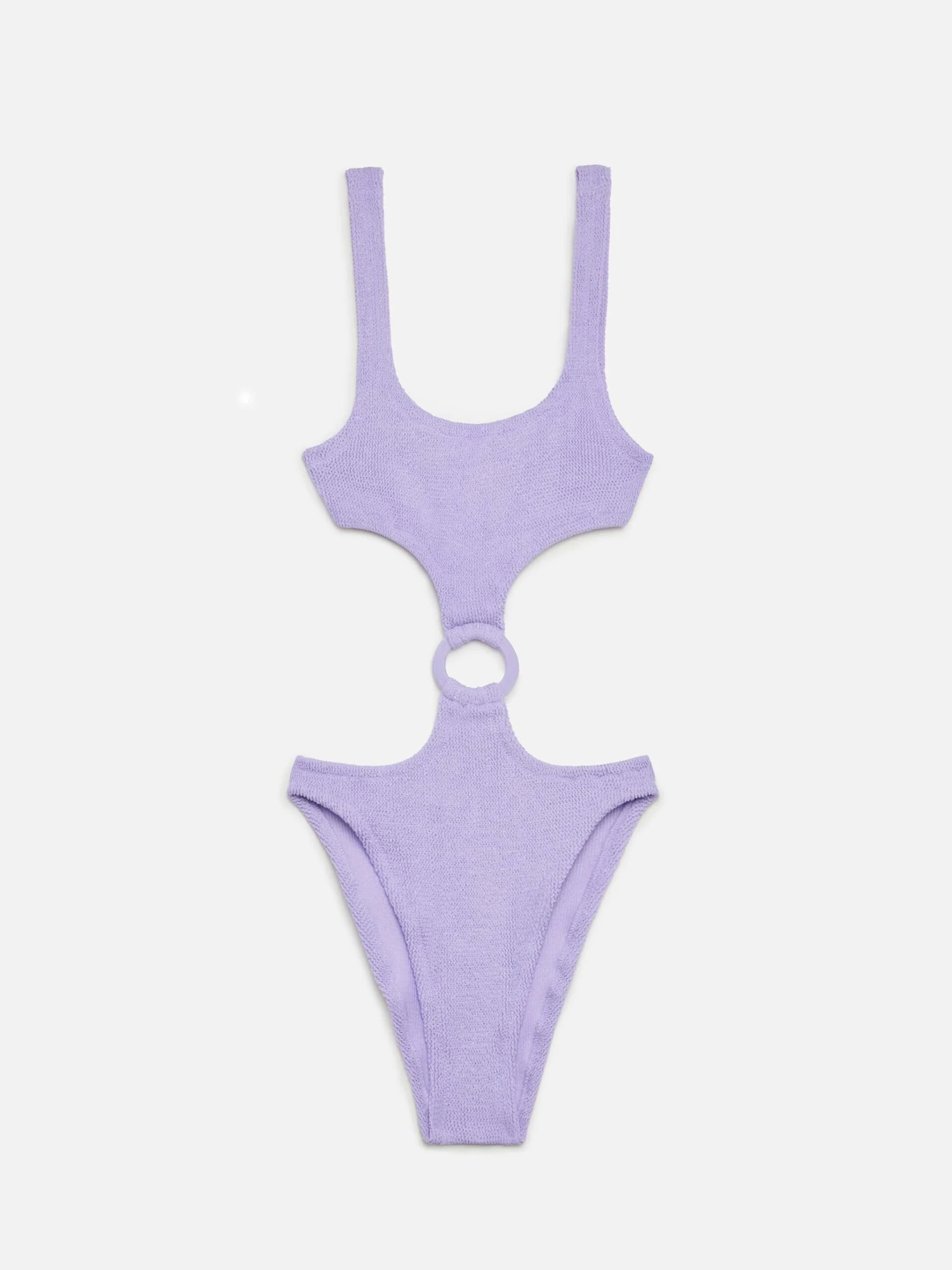 MC2 Saint Barth Laurel Crinkle Lurex Lilac Cut-out One-piece Swimsuit 3 MC2 Saint Barth Laurel Crinkle Lurex Lilac Cut-out One-piece Swimsuit