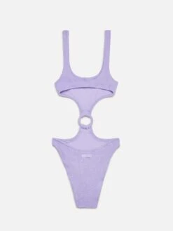 MC2 Saint Barth Laurel Crinkle Lurex Lilac Cut-out One-piece Swimsuit 10 MC2 Saint Barth Laurel Crinkle Lurex Lilac Cut-out One-piece Swimsuit -MC2 Saint Barth Shop UID LAU000200302H WOMAN ONE PIECE PINK LUREX 20250320130000 5