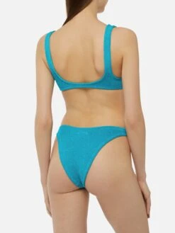 MC2 Saint Barth Laurel Crinkle Teal Cut-out One-piece Swimsuit 10 MC2 Saint Barth Laurel Crinkle Teal Cut-out One-piece Swimsuit -MC2 Saint Barth Shop UID LAU000205800H WOMAN ONEPIECE GREEN CRINKLE 0 20250324150001 3