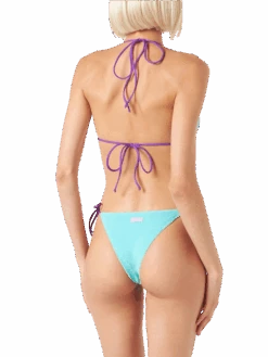 MC2 Saint Barth Woman Water Green Terry Triangle Bikini | MELISSA SATTA SPECIAL EDITION 8 MC2 Saint Barth Woman Water Green Terry Triangle Bikini | MELISSA SATTA SPECIAL EDITION -MC2 Saint Barth Shop UID LCN000209724D crinkle bikini melissa satta 2