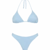 MC2 Saint Barth Leah Naomi Light Blue Bikini With Triangle Top And Cheeky Briefs