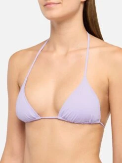 MC2 Saint Barth Triangle Bikini Leah Virgo With Classic Swim Briefs In Lilac -MC2 Saint Barth Shop UID LEH000100138H WOMAN TOPBIKINI PINK 0 0 2