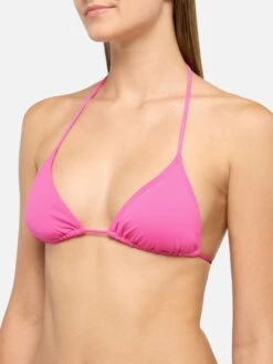 MC2 Saint Barth Virgo Fuchsia Classic Swim Briefs- Leah Fuchsia Triangle Top Swimsuit -MC2 Saint Barth Shop UID LEH000100142H WOMAN TOPBIKINI PINK 0 0 9