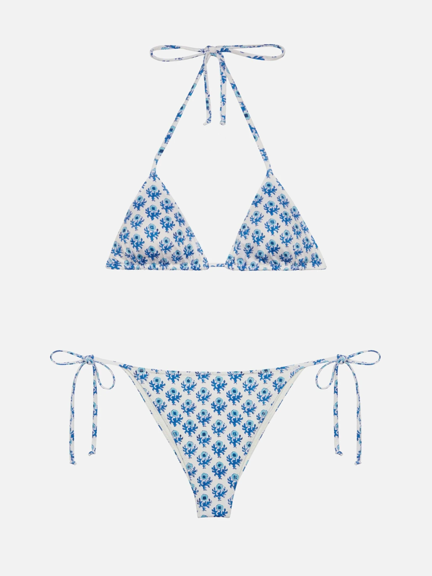 MC2 Saint Barth Triangle Bikini Leah Marielle With Floral Print 3 MC2 Saint Barth Triangle Bikini Leah Marielle With Floral Print