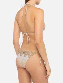 MC2 Saint Barth Traingle Bikini Leah Virgo In Beige Raschel Knit 10 MC2 Saint Barth Traingle Bikini Leah Virgo In Beige Raschel Knit -MC2 Saint Barth Shop UID LEH000100187H WOMAN TOPBIKINI BEIGE 0 0 3