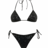 MC2 Saint Barth Woman Black Sequins Triangle Bikini Leah Marielle -MC2 Saint Barth Shop UID LEH000100406G WOMAN TOP BLACK 1