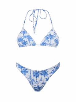 MC2 Saint Barth Triangle Bikini Leah Naomi With Toile De Jouy Print