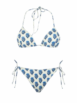 MC2 Saint Barth Woman Jaipur Flower Triangle Bikini Leah Virgo