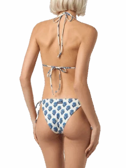 MC2 Saint Barth Woman Jaipur Flower Triangle Bikini Leah Virgo -MC2 Saint Barth Shop UID LEH000103432F WOMAN TOP WHITE 5
