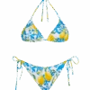 MC2 Saint Barth Triangle Bikini Leah Virgo With Majolica Print -MC2 Saint Barth Shop UID LEH000106703H WOMAN TOP WHITE 0 0 4