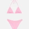 MC2 Saint Barth Lido Pink Classic Swim Briefs - Nilly Pink Classic Triangle Top -MC2 Saint Barth Shop UID LID000100098H WOMAN BOTTOMBIKINI PINK PLAIN.COLOR MC2 1