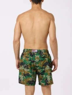 MC2 Saint Barth Man Lightweight Fabric Swim-shorts Lighting With Camouflage Print -MC2 Saint Barth Shop UID LIG000100689F MAN SWIMSHORT GREEN 20240709210000 2