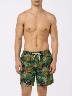 MC2 Saint Barth Man Lightweight Fabric Swim-shorts Lighting With Camouflage Print -MC2 Saint Barth Shop UID LIG000100689F MAN SWIMSHORT GREEN 20240709213504 1