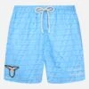 MC2 Saint Barth Lightweight Fabric Swim-shorts Lighting With Lazio Print | SS LAZIO SPECIAL EDITION -MC2 Saint Barth Shop UID LIG000104846H MAN SWIMSHORT PADREINFIGLIO30PT 1