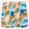 MC2 Saint Barth Lightweight Fabric Swim-shorts Lighting With Capri View Print | AI CO-CREATED DESIGN BY RICKDICK - POWERED BY RED-EYE -MC2 Saint Barth Shop UID LIG000105409H MAN SWIMSHORT SKY POSTCARD PLACES AIBYRICKDICK 6