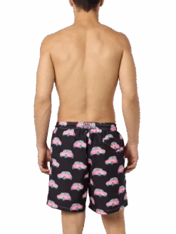 MC2 Saint Barth Man Light Fabric Swim Shorts With Cars Print | MARCO LODOLA SPECIAL EDITION -MC2 Saint Barth Shop UID LIG000107178D MAN SWIMSHORT BLACK 20240709213504 2