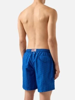 MC2 Saint Barth Lightweight Fabric Swim Shorts Lighting With Lazio Eagles Print | SS LAZIO SPECIAL EDITION 8 MC2 Saint Barth Lightweight Fabric Swim Shorts Lighting With Lazio Eagles Print | SS LAZIO SPECIAL EDITION -MC2 Saint Barth Shop UID LIG000107309H MAN SWIMSHORT BLUE MC2 SSLAZIO 3