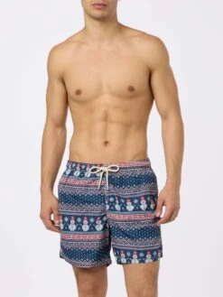 Light Fabric Man Swim Shorts Snowman Print 8 Light Fabric Man Swim Shorts Snowman Print -MC2 Saint Barth Shop UID LIG0001SNWM46 MAN SWIMSHORT RED 20240709223500 1