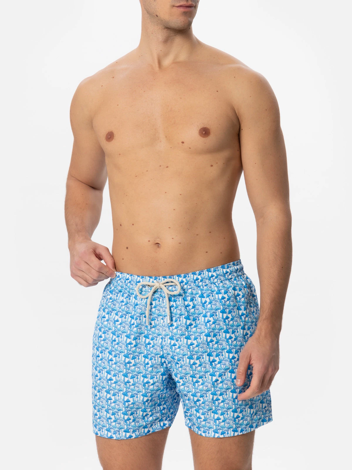 MC2 Saint Barth Man Light Fabric Swim Shorts With Mushrooms Print 5 MC2 Saint Barth Man Light Fabric Swim Shorts With Mushrooms Print - Image 3