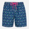 MC2 Saint Barth Man Lightweight Fabric Swim-shorts Lighting Micro Fantasy With Cocktail Print