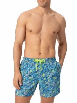 MC2 Saint Barth Lightweight Fabric Swim Shorts Lighting With Margaret Annie Print | MADE WITH LIBERTY FABRIC -MC2 Saint Barth Shop UID LIG000300245H MAN SWIMSHORT BLUE FLOWERS LIBERTY 20250418133500 03