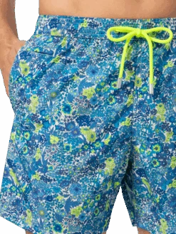 MC2 Saint Barth Lightweight Fabric Swim Shorts Lighting With Margaret Annie Print | MADE WITH LIBERTY FABRIC -MC2 Saint Barth Shop UID LIG000300245H MAN SWIMSHORT BLUE FLOWERS LIBERTY 20250418133500 05