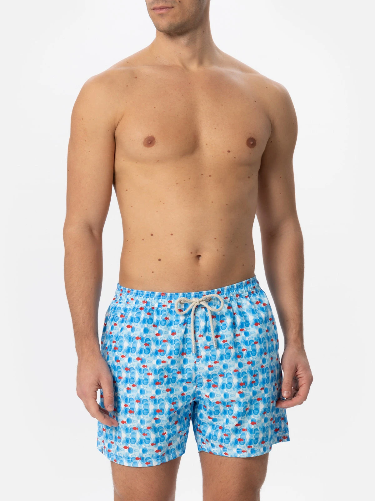 MC2 Saint Barth Man Swim Shorts With Sea Print 5 MC2 Saint Barth Man Swim Shorts With Sea Print - Image 3