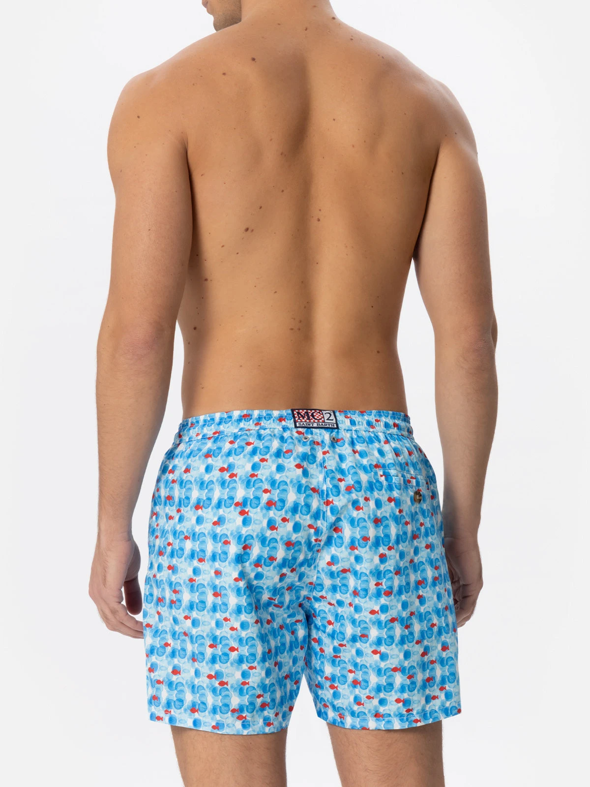 MC2 Saint Barth Man Swim Shorts With Sea Print 7 MC2 Saint Barth Man Swim Shorts With Sea Print - Image 5