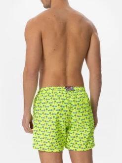 MC2 Saint Barth Man Light Fabric Swim Shorts With Surfcar Print -MC2 Saint Barth Shop UID LIG000300448B MAN SWIMSHORT YELLOW 20241118170000 05