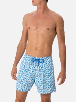 MC2 Saint Barth Man Lightweight Fabric Swim-shorts Lighting Micro Fantasy With Loabster Print 10 MC2 Saint Barth Man Lightweight Fabric Swim-shorts Lighting Micro Fantasy With Loabster Print -MC2 Saint Barth Shop UID LIG000300497F MAN SWIMSHORT WHITE 01