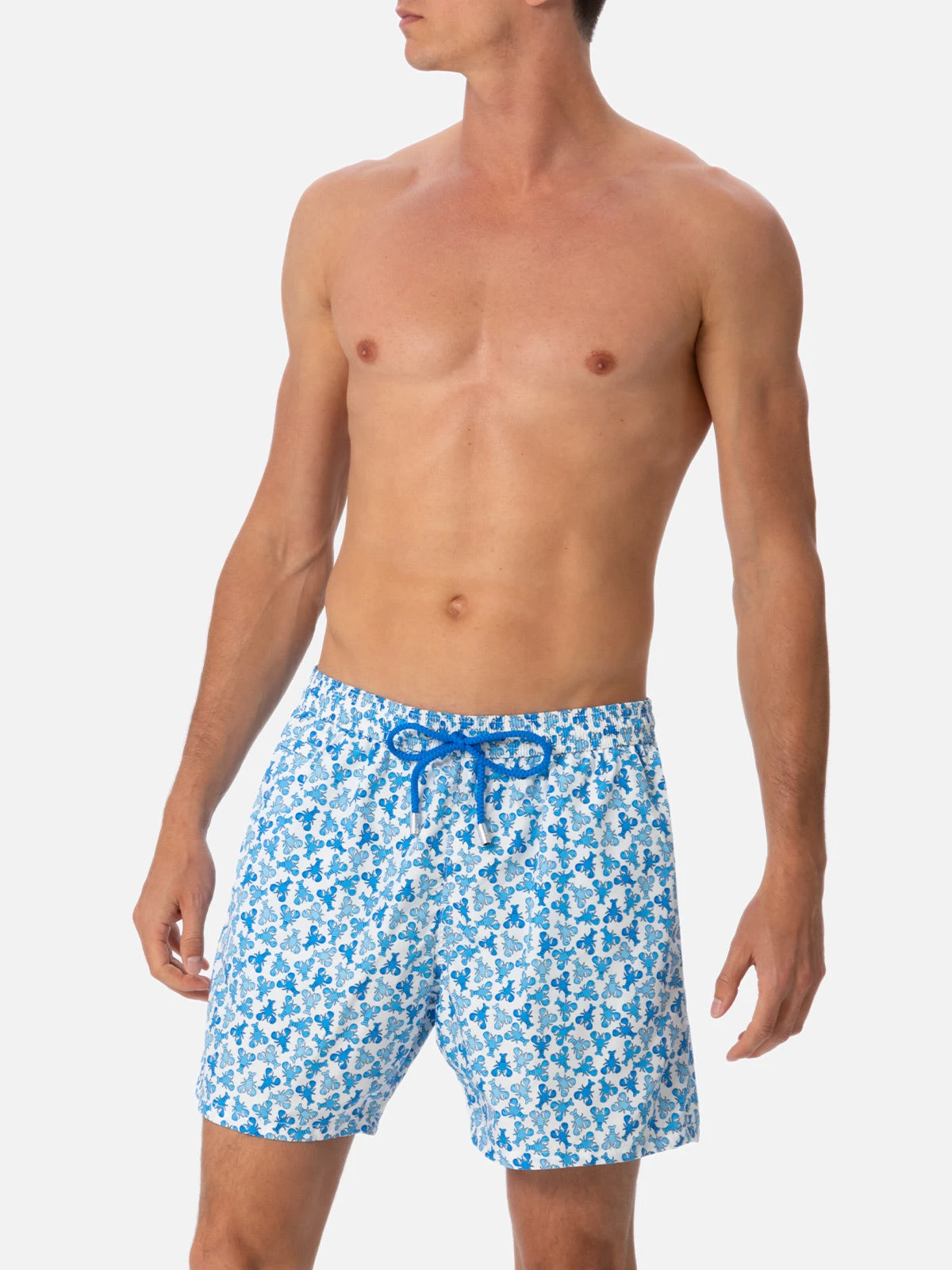 MC2 Saint Barth Man Lightweight Fabric Swim-shorts Lighting Micro Fantasy With Loabster Print 6 MC2 Saint Barth Man Lightweight Fabric Swim-shorts Lighting Micro Fantasy With Loabster Print - Image 4