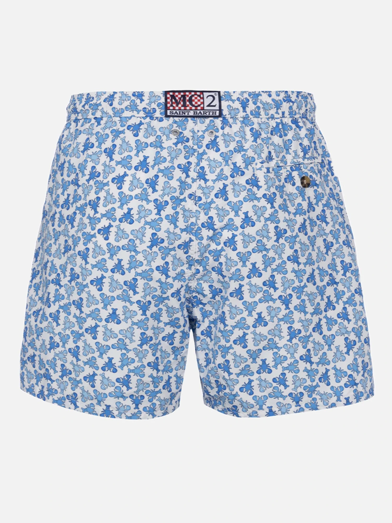 MC2 Saint Barth Man Lightweight Fabric Swim-shorts Lighting Micro Fantasy With Loabster Print 4 MC2 Saint Barth Man Lightweight Fabric Swim-shorts Lighting Micro Fantasy With Loabster Print - Image 2