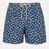 MC2 Saint Barth Man Lightweight Fabric Swim-shorts Lighting Micro Fantasy With Shark Print -MC2 Saint Barth Shop UID LIG000300656F MAN SWIMSHORT BLUE 01 2b765578 2345 4bf5 8b0d a5fee1c4cae2