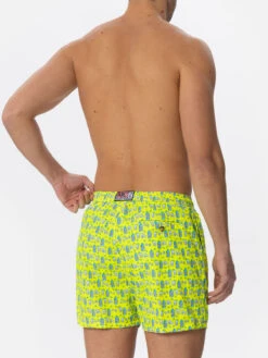 MC2 Saint Barth Man Light Fabric Swim Shorts With Gin And Gym Print -MC2 Saint Barth Shop UID LIG000300731D MAN SWIMSHORT YELLOW COCKTAILS 20241118170000 05