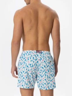 MC2 Saint Barth Man Light Fabric Swim Shorts With Jellyfish Print -MC2 Saint Barth Shop UID LIG000300734D MAN SWIMSHORT WHITE FUNNY 20241118173500 05