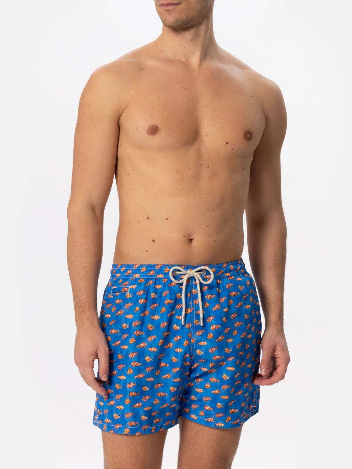MC2 Saint Barth Man Light Fabric Swim Shorts With Clownfish Print 5 MC2 Saint Barth Man Light Fabric Swim Shorts With Clownfish Print - Image 3
