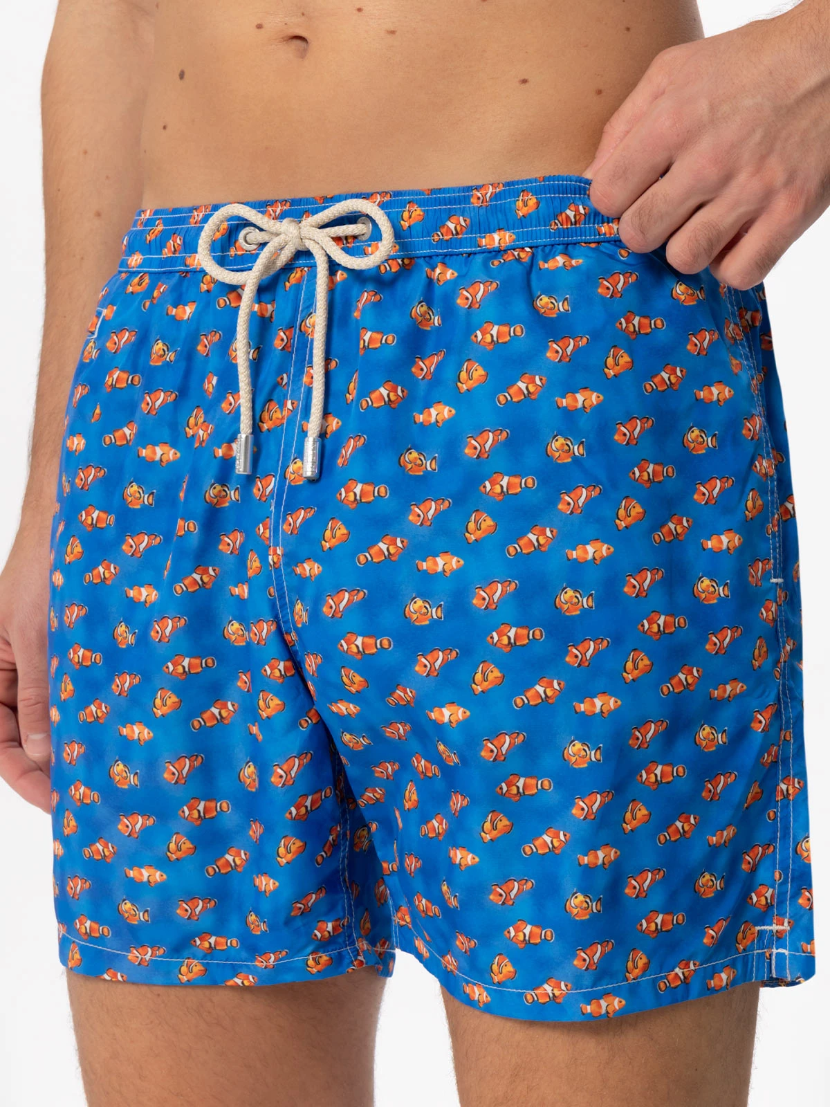 MC2 Saint Barth Man Light Fabric Swim Shorts With Clownfish Print 6 MC2 Saint Barth Man Light Fabric Swim Shorts With Clownfish Print - Image 4