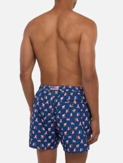 MC2 Saint Barth Man Light Fabric Swim Shorts With Skater Pigs Print -MC2 Saint Barth Shop UID LIG000300759D MAN SWIMSHORT BLUE FUNNYPRINTS MC2 20250704173518 3