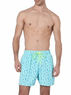 MC2 Saint Barth Man Lightweight Fabric Swim-shorts Lighting Micro Fantasy With Penguins Print -MC2 Saint Barth Shop UID LIG000300819F MAN SWIMSHORT VERDEACQUA 20240903153501 3