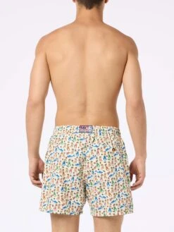 MC2 Saint Barth Man Lightweight Fabric Swim-shorts Lighting Micro Fantasy With Mermaid Print -MC2 Saint Barth Shop UID LIG000300855F MAN SWIMSHORT WHITE 20240618080000 4