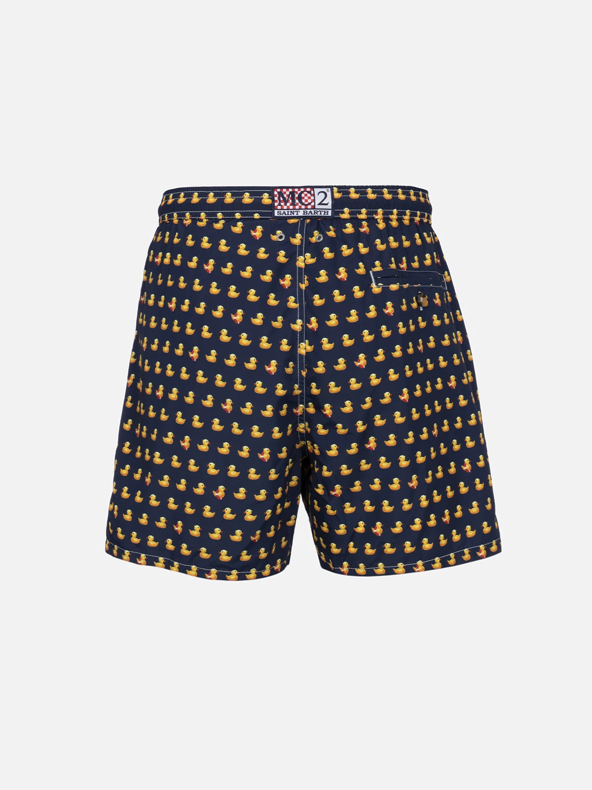 MC2 Saint Barth Man Lightweight Fabric Swim-shorts Lighting Micro Fantasy With Ducky Print 4 MC2 Saint Barth Man Lightweight Fabric Swim-shorts Lighting Micro Fantasy With Ducky Print - Image 2