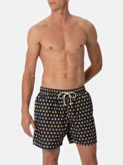MC2 Saint Barth Man Lightweight Fabric Swim-shorts Lighting Micro Fantasy With Ducky Print 10 MC2 Saint Barth Man Lightweight Fabric Swim-shorts Lighting Micro Fantasy With Ducky Print -MC2 Saint Barth Shop UID LIG000301261F MAN SWIMSHORT BLUE 1