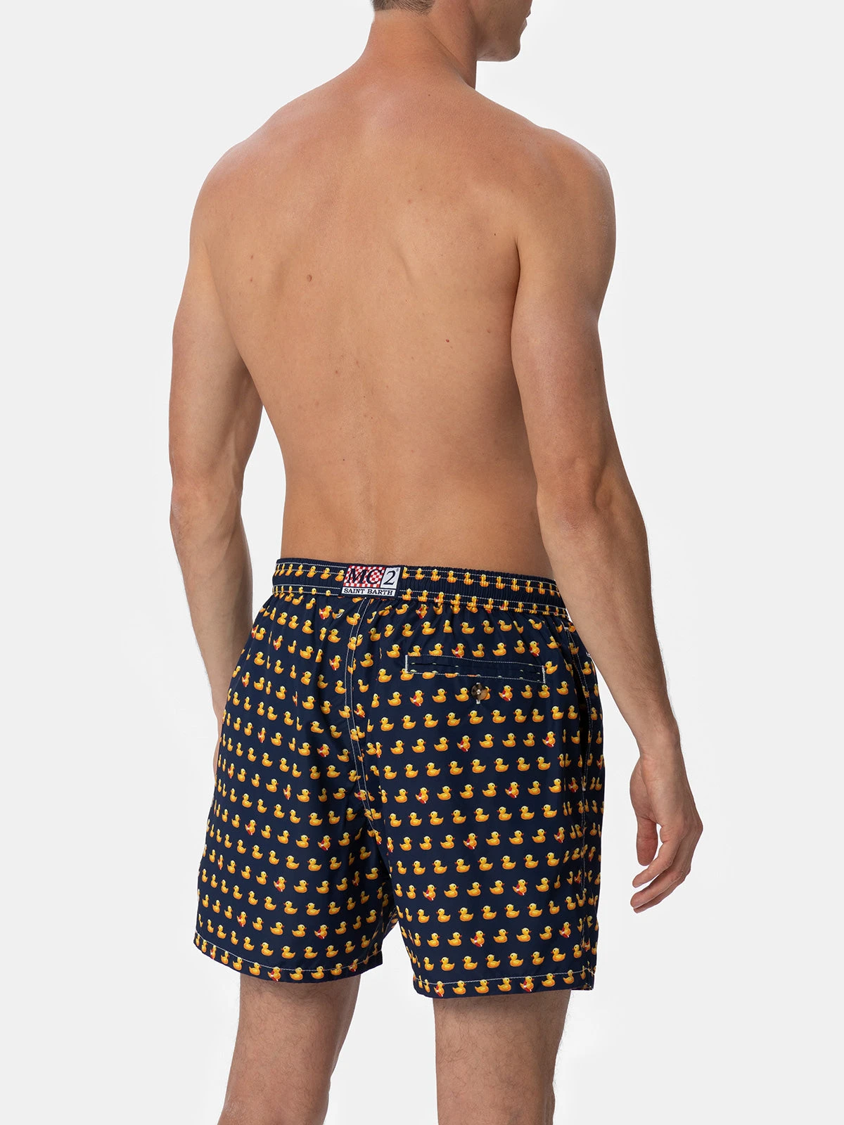 MC2 Saint Barth Man Lightweight Fabric Swim-shorts Lighting Micro Fantasy With Ducky Print 7 MC2 Saint Barth Man Lightweight Fabric Swim-shorts Lighting Micro Fantasy With Ducky Print - Image 5