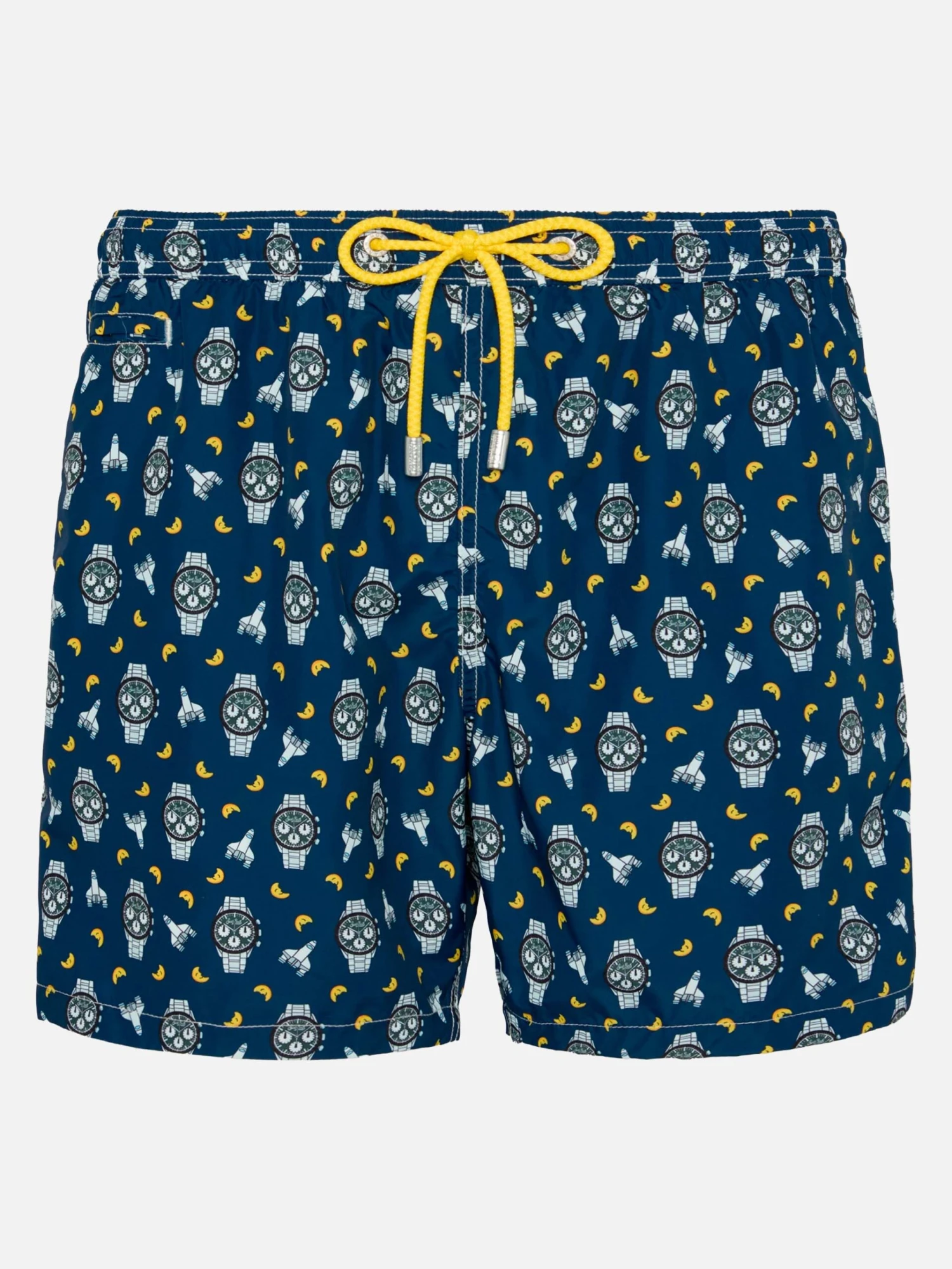 MC2 Saint Barth Lightweight Fabric Swim Shorts Lighting With Watch And Moon Print 3 MC2 Saint Barth Lightweight Fabric Swim Shorts Lighting With Watch And Moon Print