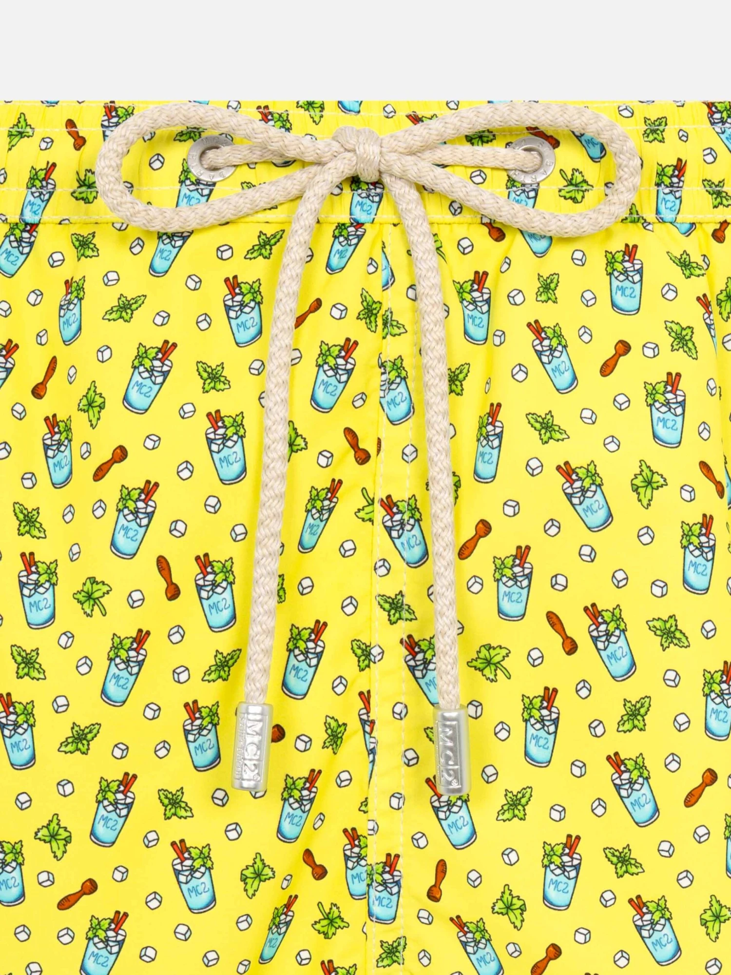 MC2 Saint Barth Lightweight Fabric Swim Shorts Lighting With Mojito Print 6 MC2 Saint Barth Lightweight Fabric Swim Shorts Lighting With Mojito Print - Image 4