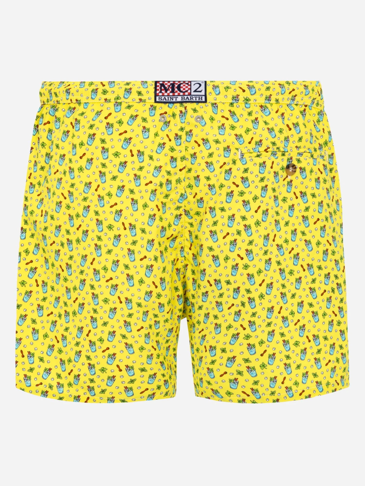 MC2 Saint Barth Lightweight Fabric Swim Shorts Lighting With Mojito Print 4 MC2 Saint Barth Lightweight Fabric Swim Shorts Lighting With Mojito Print - Image 2