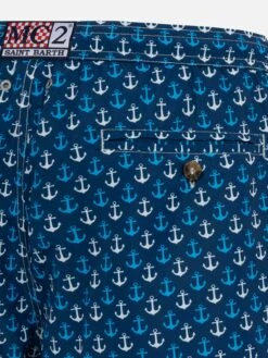 MC2 Saint Barth Lightweight Fabric Swim Shorts Lighting With Anchor Print -MC2 Saint Barth Shop UID LIG000302403H MAN SWIMSHORT BLUE 20250315084127 04