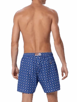 MC2 Saint Barth Man Lightweight Fabric Swim-shorts Lighting Micro Fantasy With Anchor Print -MC2 Saint Barth Shop UID LIG000302486F MAN SWIMSHORT BLUE 03 2fcc4d6d 2ff3 4400 bdfd fa8bb4afdfbf