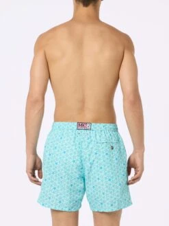 MC2 Saint Barth Man Lightweight Fabric Swim-shorts Lighting Micro Fantasy With Starfishes Print -MC2 Saint Barth Shop UID LIG000302530F MAN SWIMSHORT GREEN 20240620110950 2